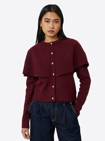 Cardigan BRAVE SOUL en rouge : devant