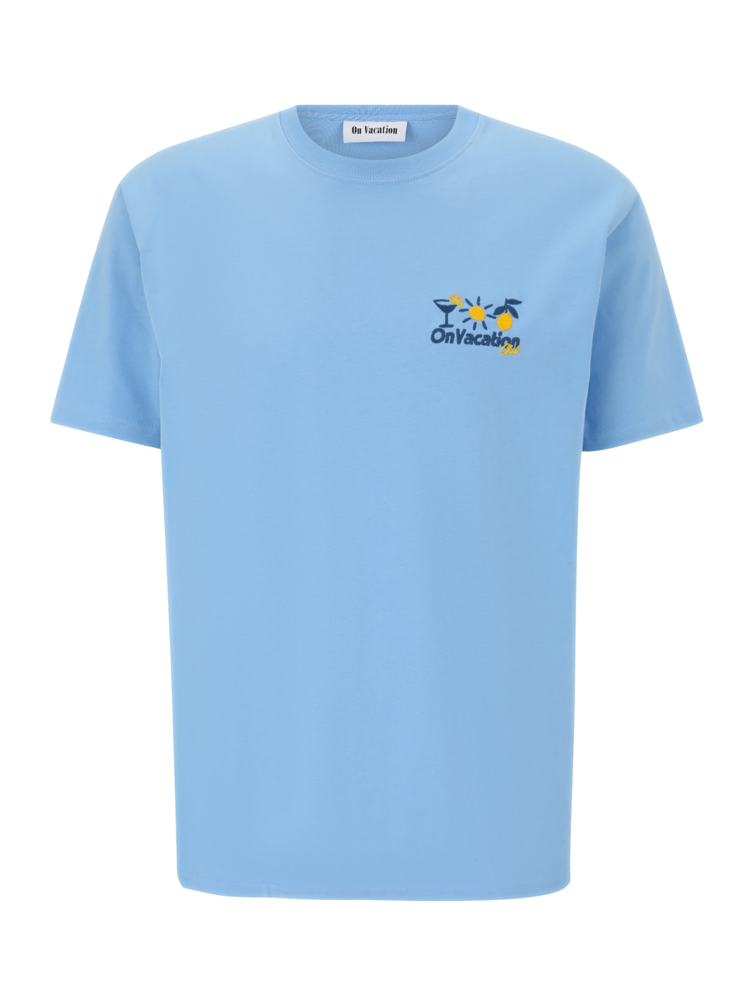 On Vacation T-Shirt 'Triple Fun' in Blau: Vorderseite