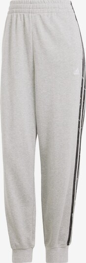 Pantaloni sportivi 'Essentials' ADIDAS SPORTSWEAR di colore grigio sfumato / nero / bianco, Visualizzazione prodotti