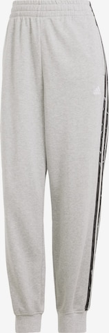 ADIDAS SPORTSWEAR Tapered Workout Pants 'Essentials' in Grey: front