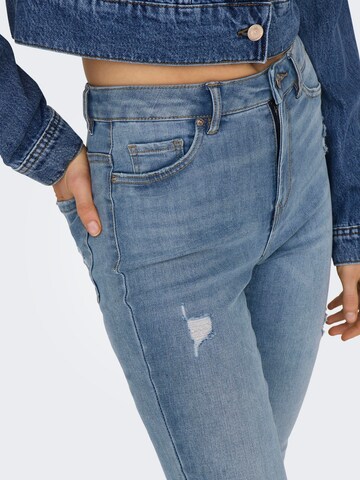 Skinny Jean 'Rose' ONLY en bleu