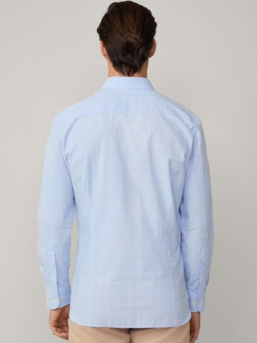 Hackett London Slim Fit Hemd in Blau