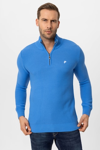 DENIM CULTURE PULLOVER ' DIEGO ' in Blau: predná strana