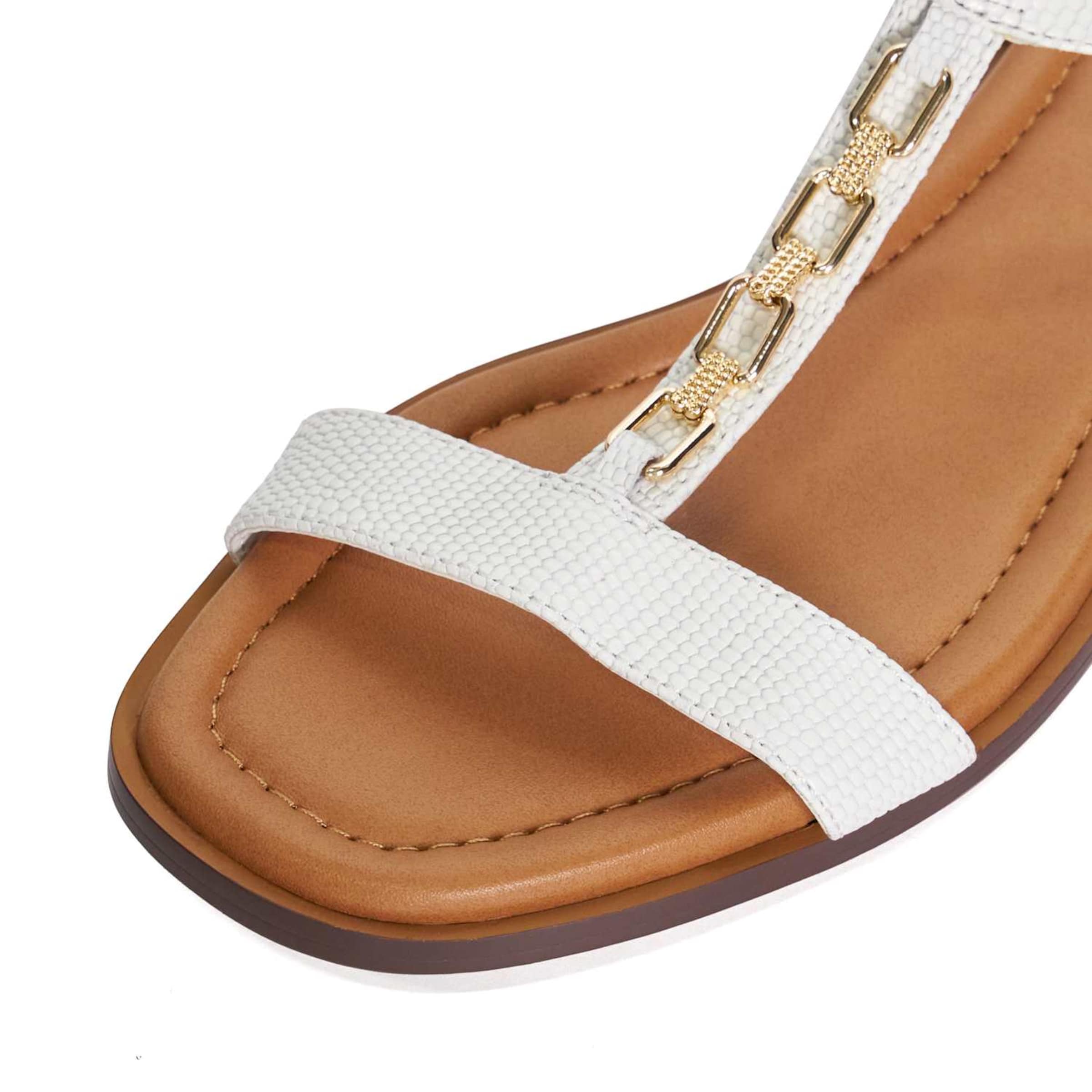 Dune LONDON Sandale 'Lottys' in Weiß