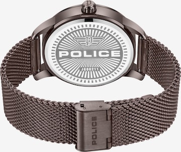 POLICE Analog Watch 'RAHO' in Brown