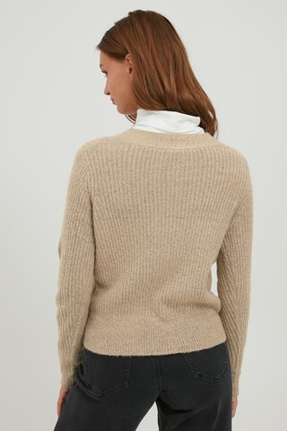 b.young Knit Cardigan 'NORA' in Brown