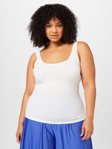 EVOKED - Top 'JENNI' em branco: frente