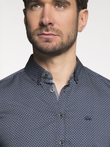 SPIETH & WENSKY Slim fit Klederdracht overhemd 'Darios' in Blauw
