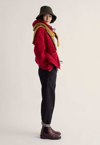 Veste en polaire 'Wooded Trail' Seasalt Cornwall en rouge