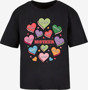 F4NT4STIC Shirt in Zwart: voorkant