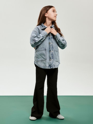 NAME IT Wide Leg Bukser i sort