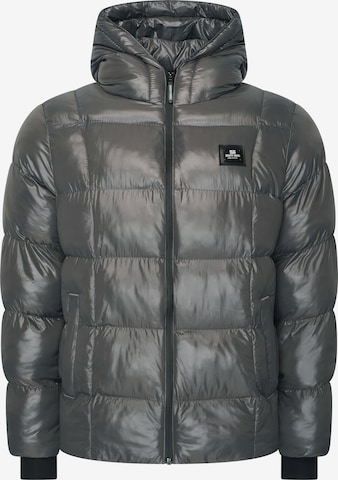 Rusty Neal Steppjacke in Grau: Vorderseite