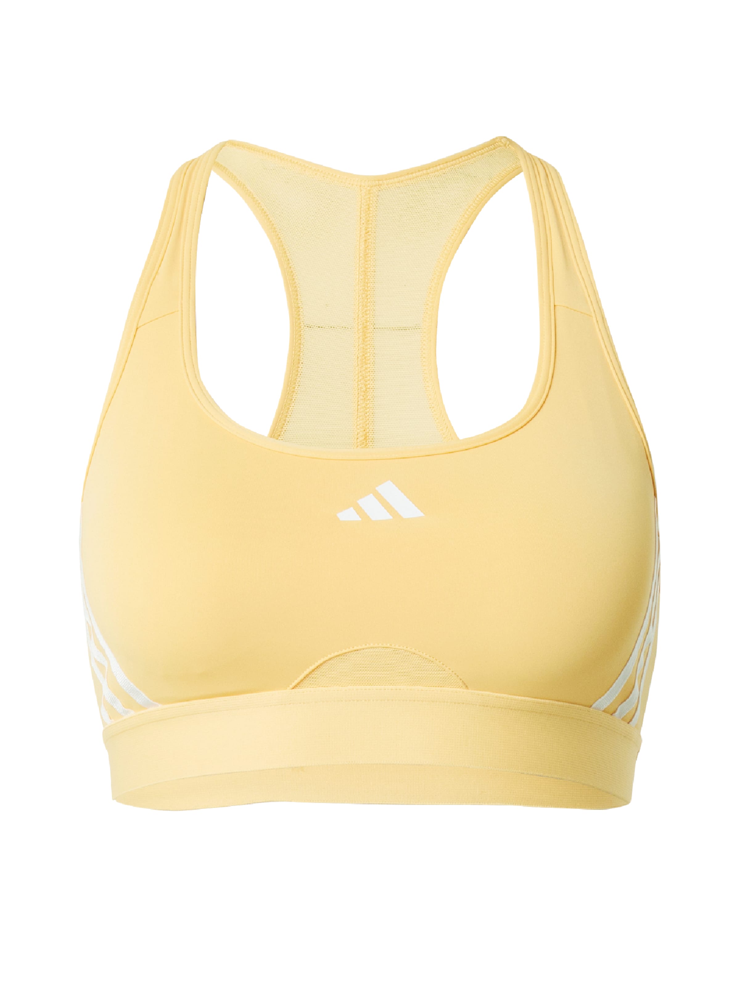 ADIDAS PERFORMANCE Μπουστάκι Αθλητικό σουτιέν 'Powerreact' σε κίτρινο: μπροστά