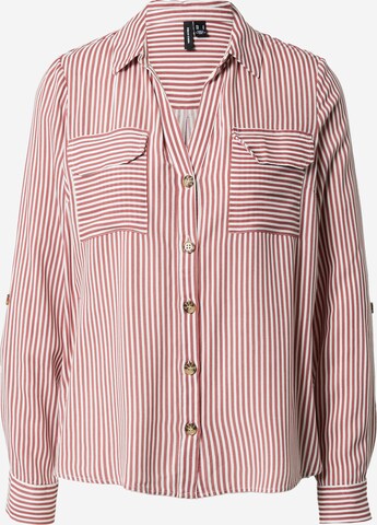 VERO MODA Blouse 'Bumpy' in Red: front