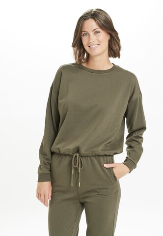 Athlecia Sweatshirt 'Soffina' in Grün: Vorderseite
