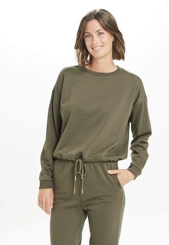 Athlecia Sportief sweatshirt 'Soffina' in Groen: voorkant