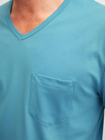 CALIDA Long Pajamas 'Relax Streamline' in Blue