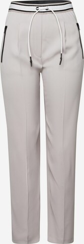 MARC AUREL Regular Pleated Pants in Beige: front