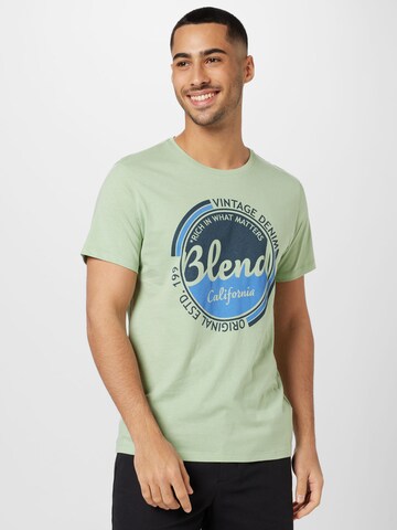 BLEND - Camisa em verde: frente
