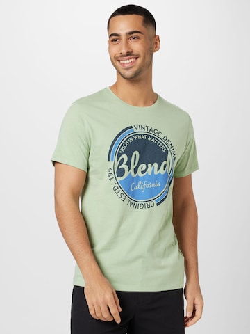 BLEND T-Shirt in Grün: predná strana