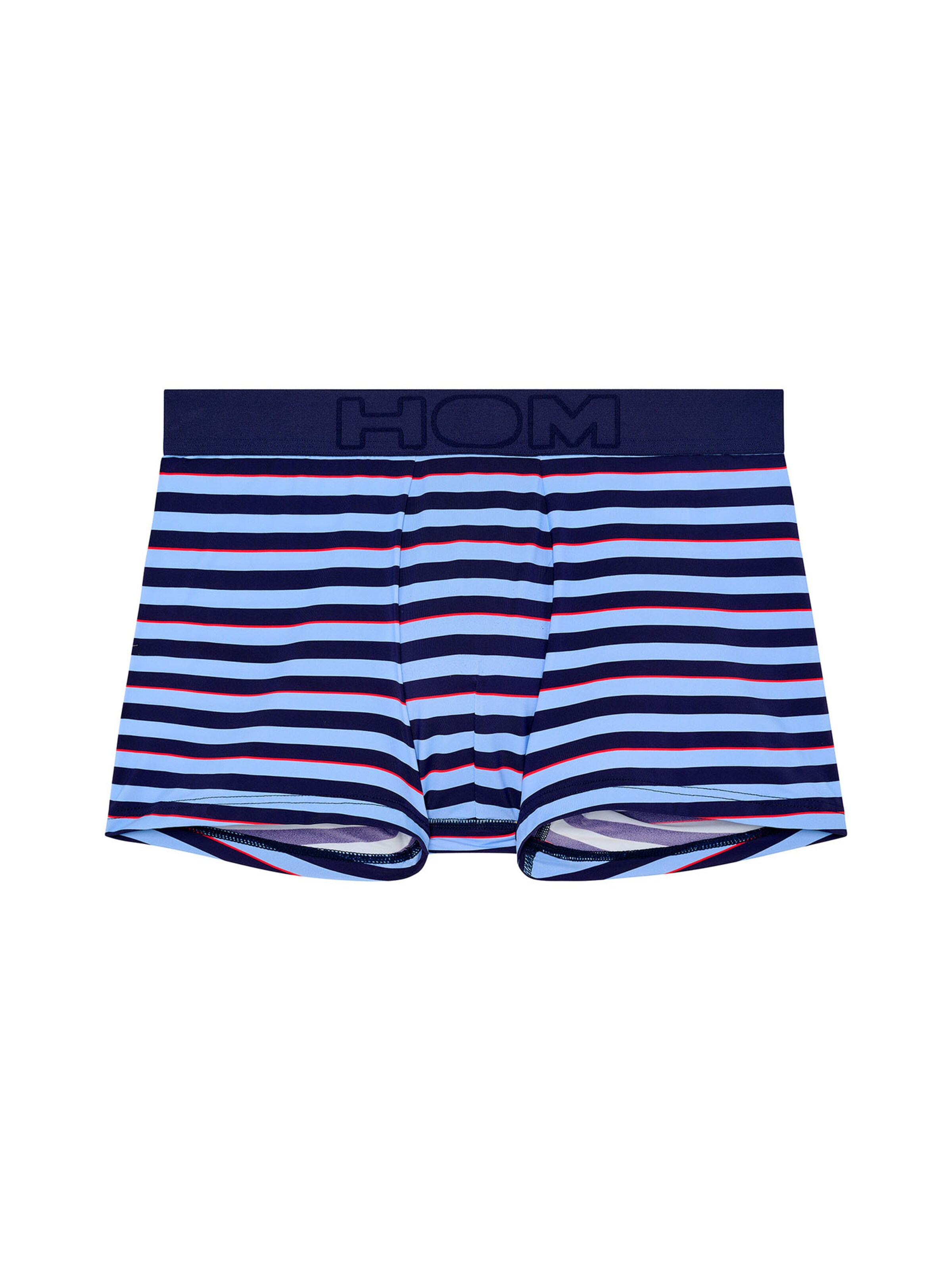 HOM Retro Boxer Briefs ' Atlantic ' in Blau: Vorderseite
