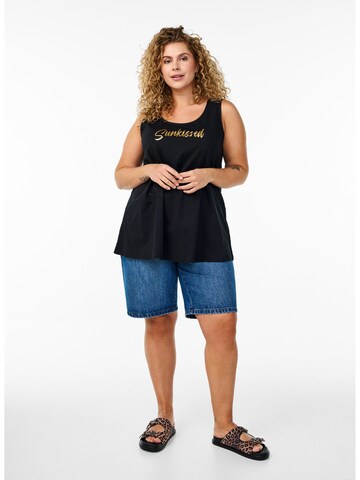 Zizzi Top 'VMY' in Black