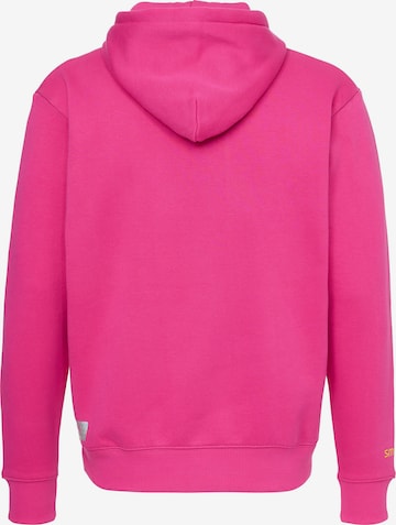 smiler. Kapuzensweatshirt Happy. in Pink