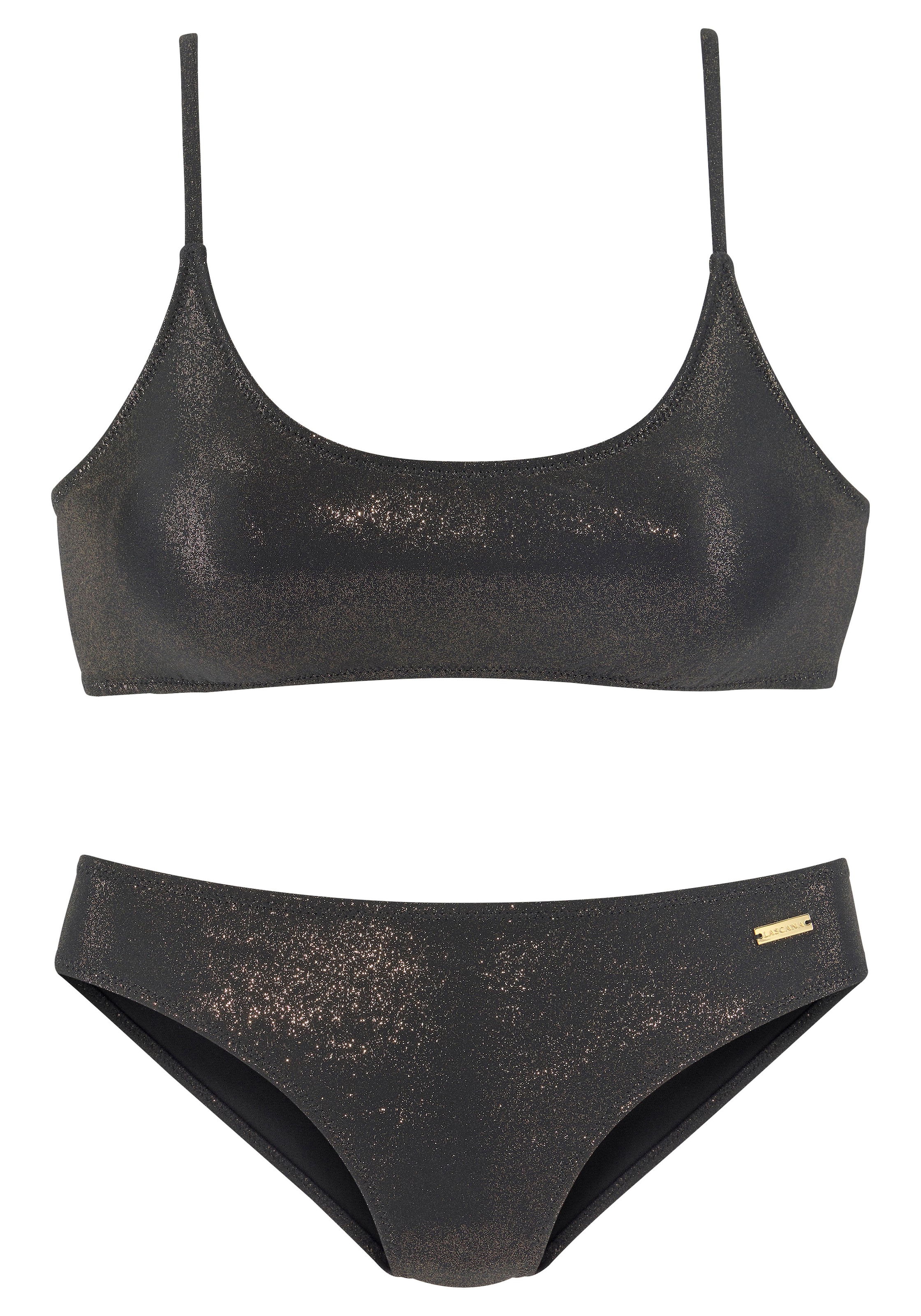 LASCANA Bralette Bikini in Black: front