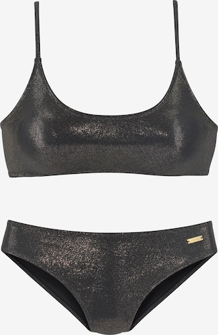 LASCANA Bustier Bikini in Schwarz: predná strana