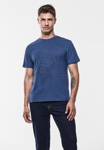 Street One MEN Shirt in Blue: front