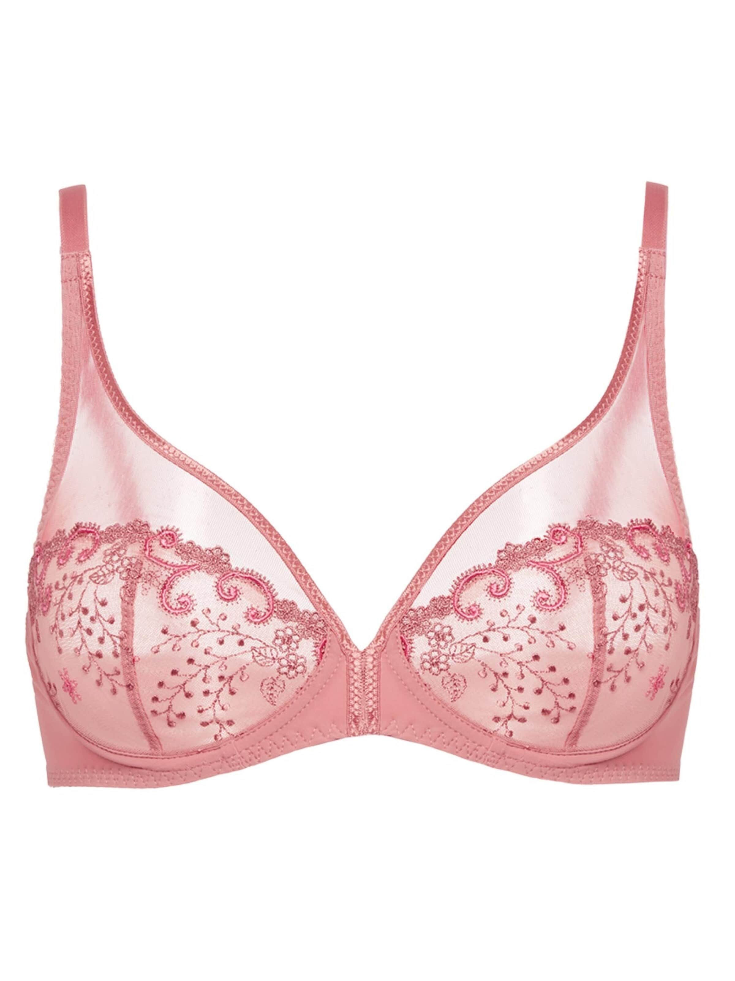 Simone Perele T-shirt BH 'Délice' in Roze: voorkant