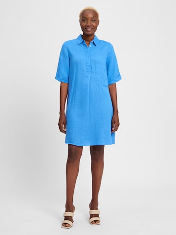 Marie Lund Kleid in Blau: Vorderseite