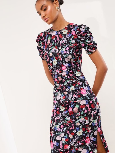 Lipsy Robe en mélange de couleurs / noir, Vue avec produit