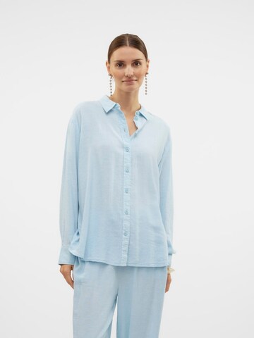 VERO MODA Blouse 'VMLinn' in Blue: front