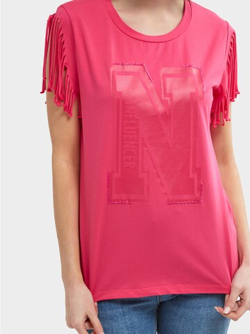 Influencer Koszulka w kolorze różowy