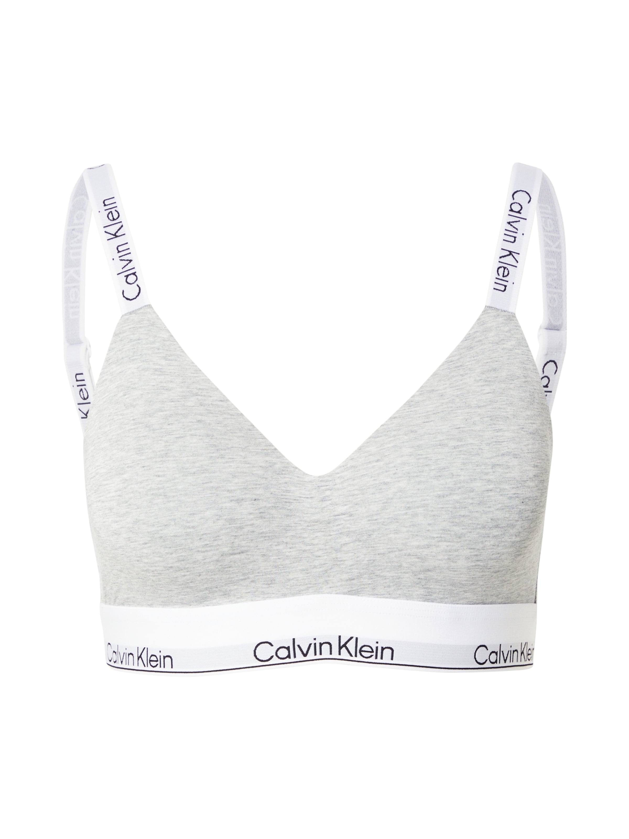 Calvin Klein Underwear Trojuholníky Podprsenka - Sivá: predná strana