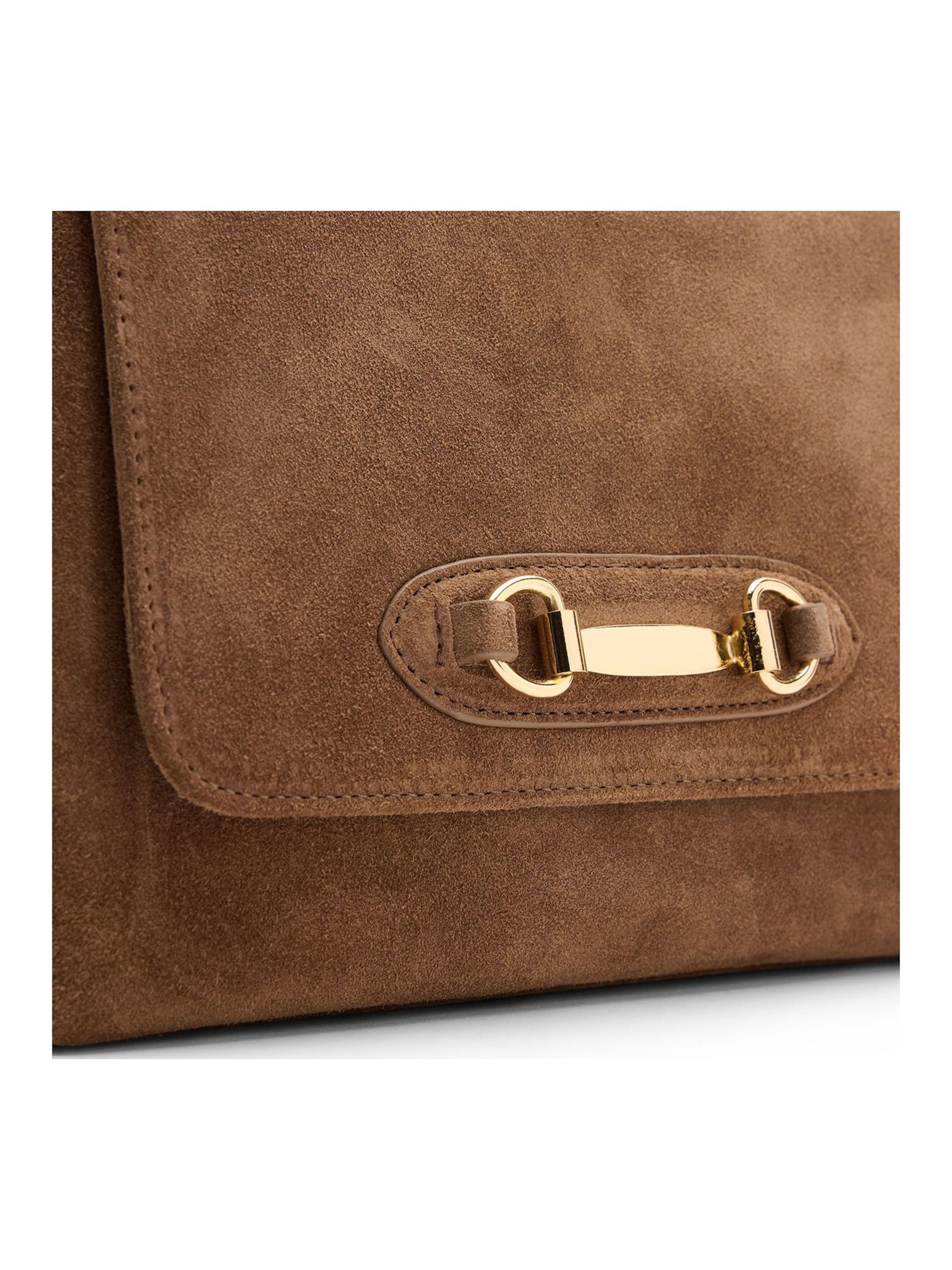 MANFIELD Schoudertas in Bruin