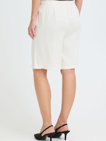 regular Pantaloni ' OXNInna Linen Mix Bermuda ' di Oxmo in bianco