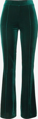 Evazați Pantaloni 'KATJA' de la VILA pe verde: față
