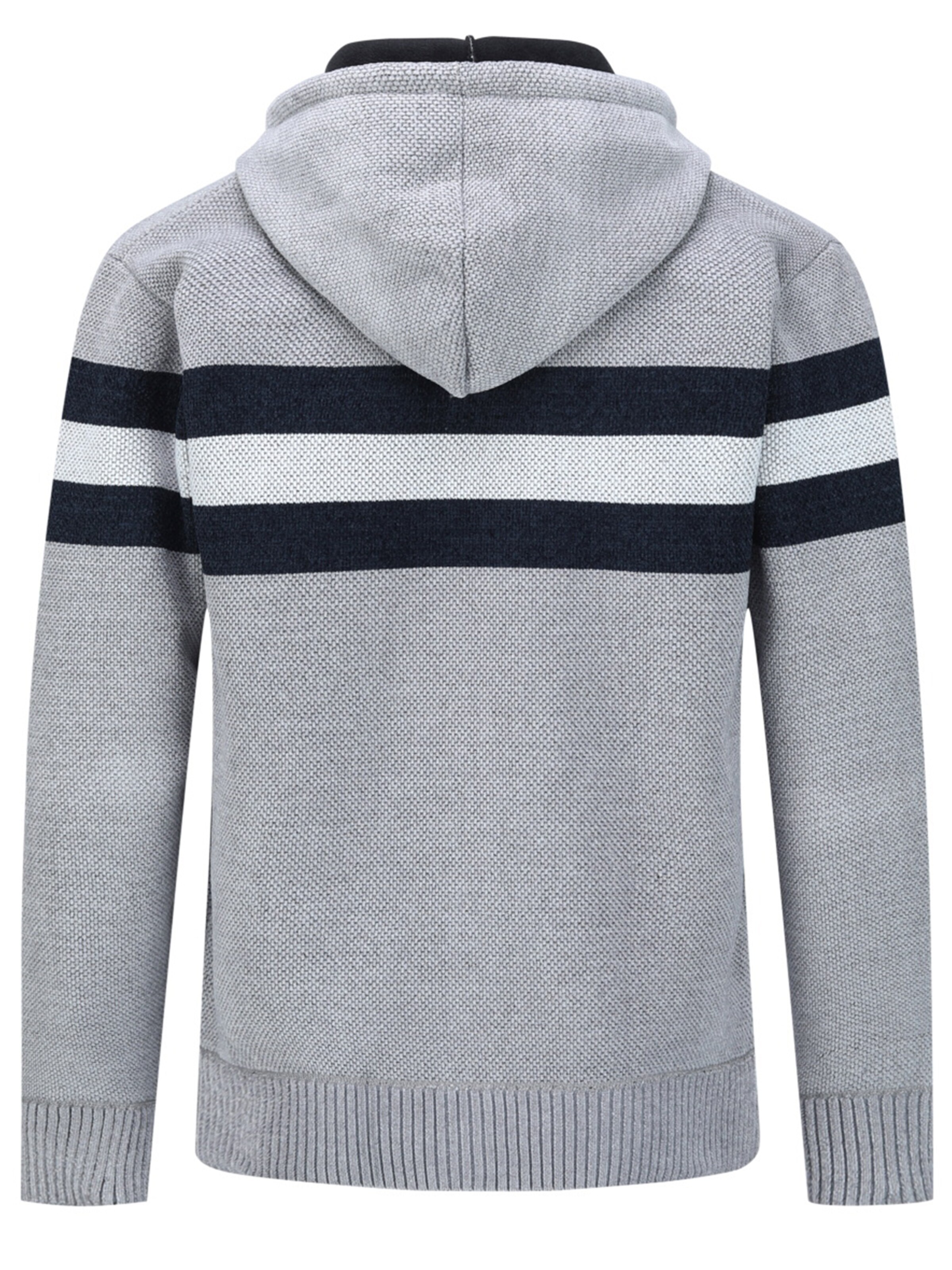 ALLTHEMEN Strickjacke 'Flausch'‌‌‌ in Grau