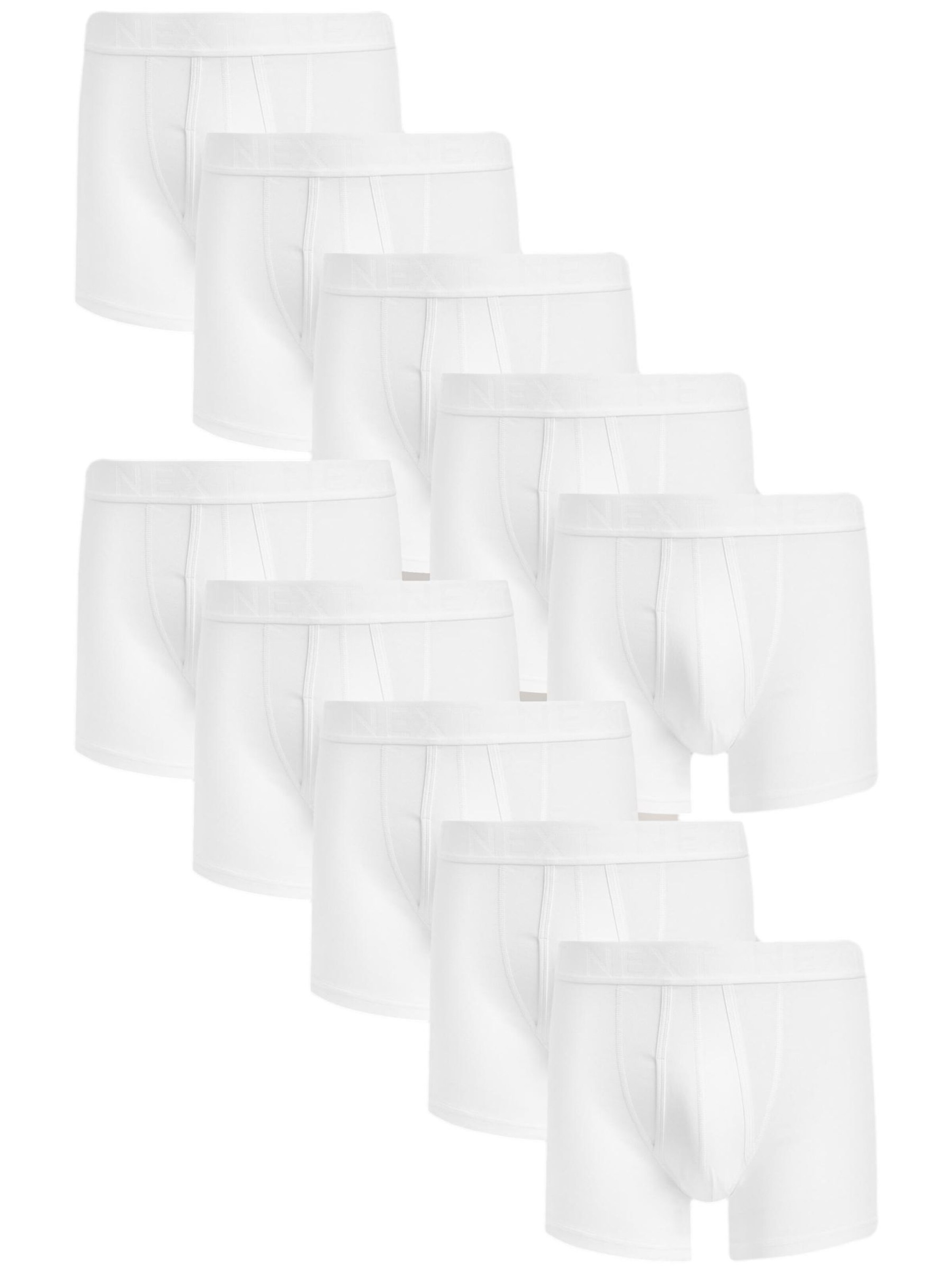 Next Boxeralsók - fehér: elől