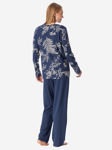 SCHIESSER Schlafanzug ' Comfort Essentials ' in Blau
