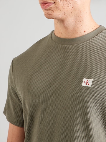 Calvin Klein Jeans Μπλουζάκι σε μπεζ