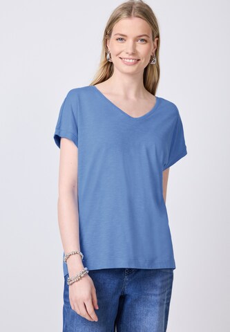 Street One Studio Shirt in Blue: front