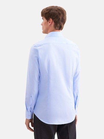 SEIDENSTICKER Slim fit Zakelijk overhemd in Blauw