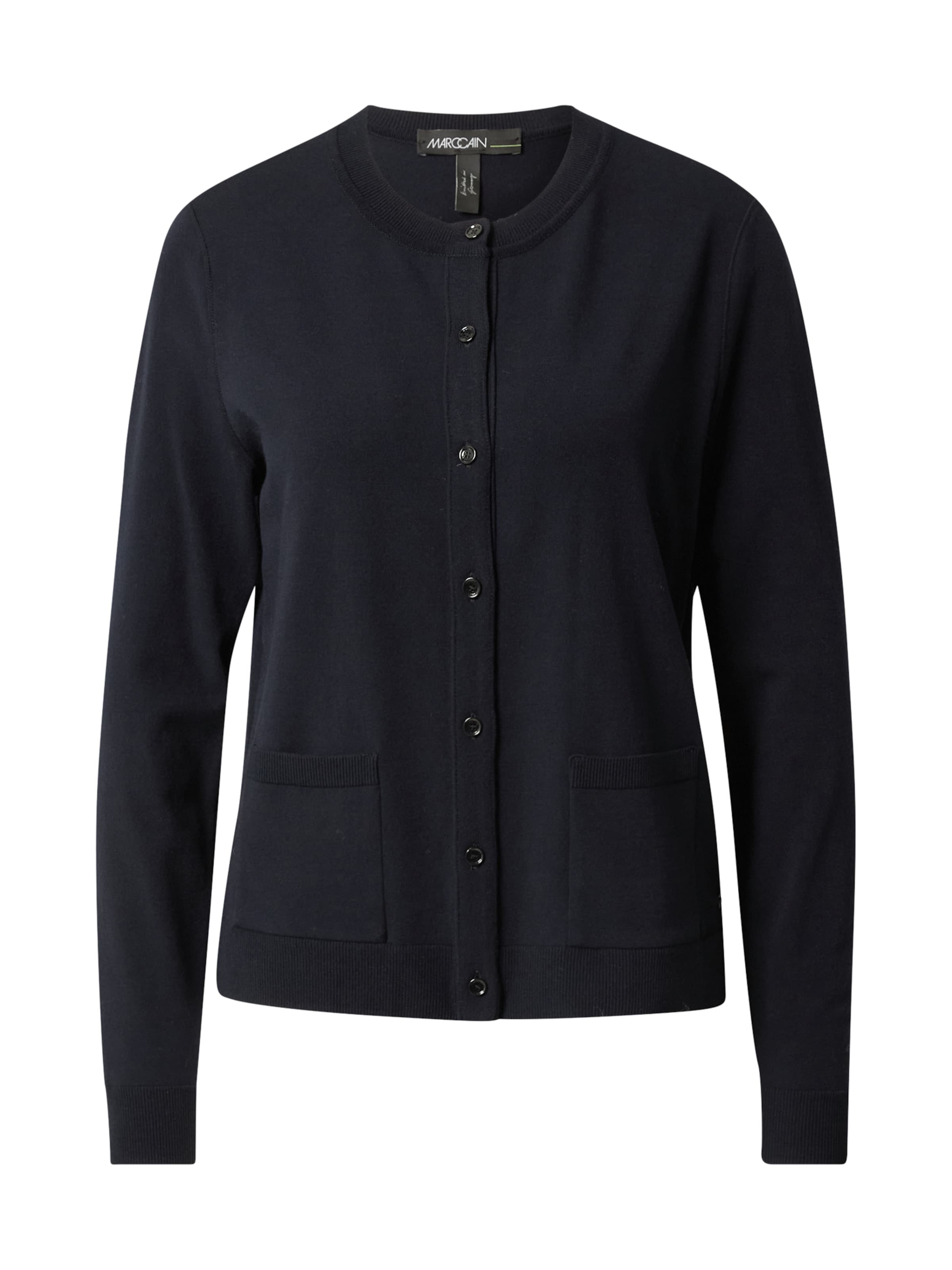 Marc Cain Πλεκτή ζακέτα σε μπλε: μπροστά