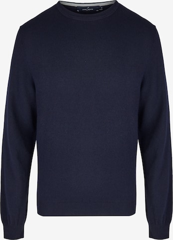 DANIEL HECHTER Nachhaltiger Basic Pullover in Blau: front