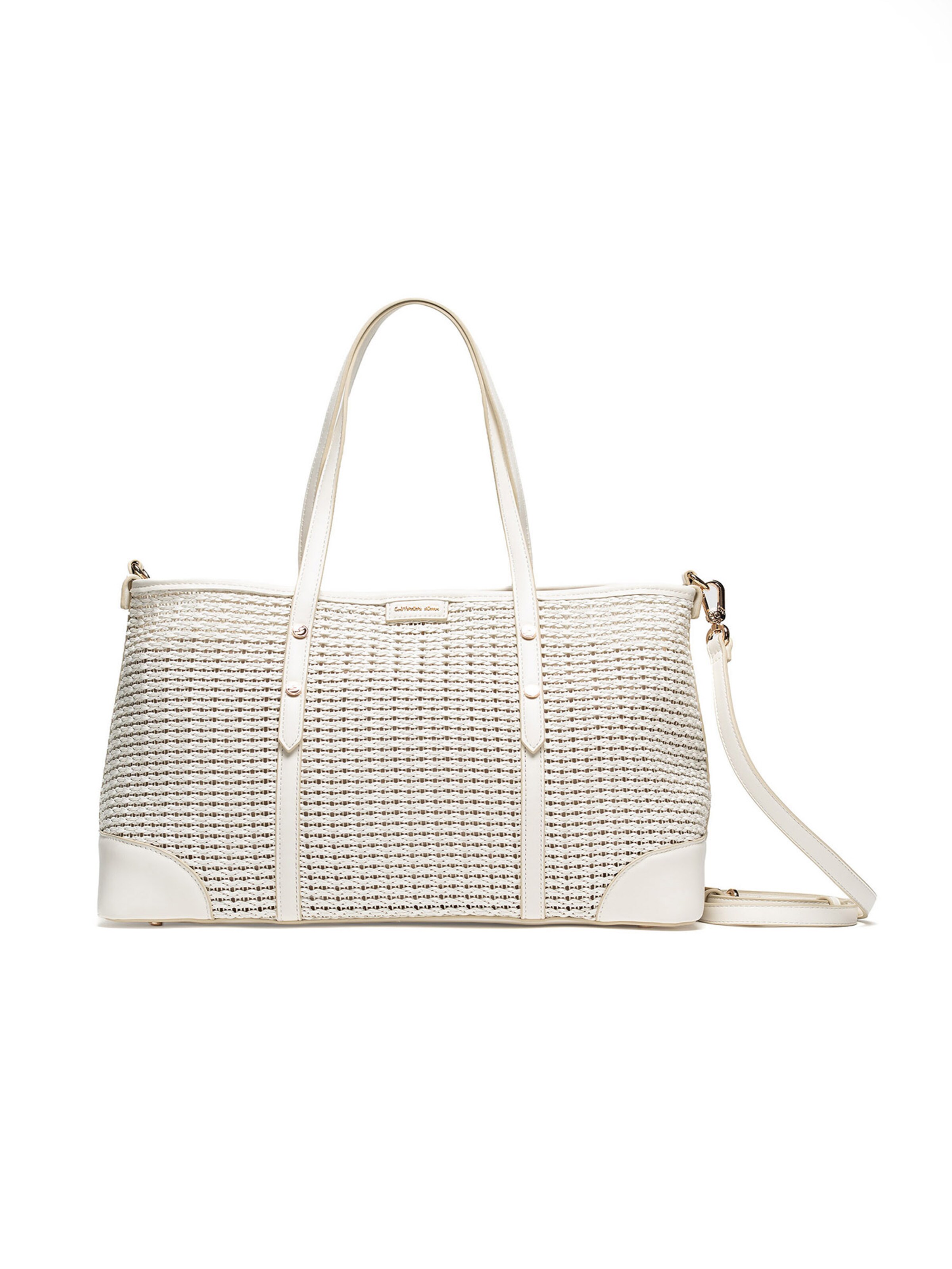 Shopper di Gattinoni in bianco: frontale