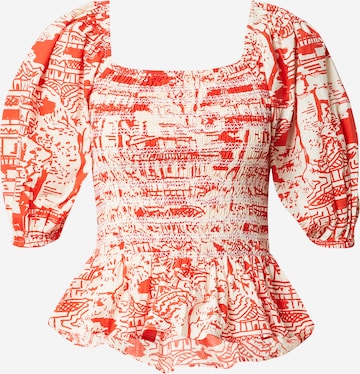 River Island - Blusa en rojo: frente