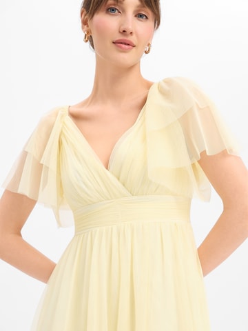 Robe de soirée Marie Lund en jaune